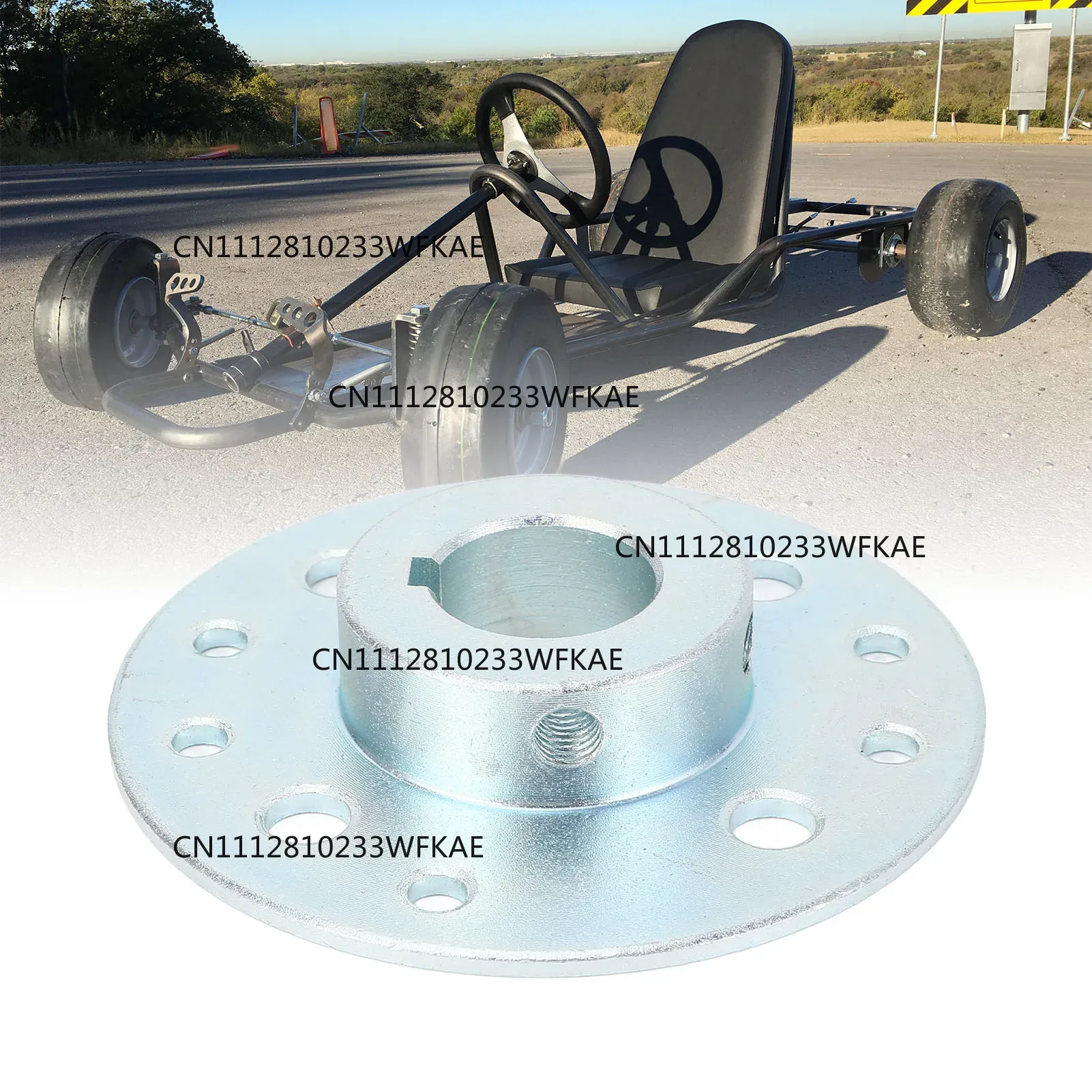 Sprocket - 1-Zoll-Adapter für die Hinterradnabe mit Bremsscheibe