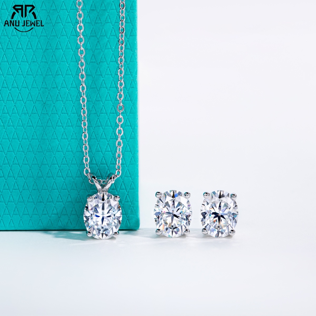 AnuJewel 2–5 ct ovale Moissani – Ansi Chain Bewertung und Preis